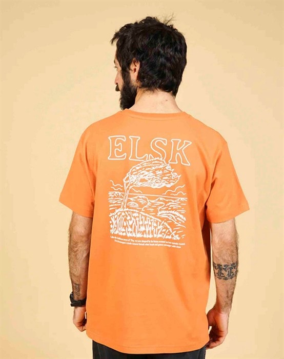 Wind BP Brushed T-Shirt - Burnt Orange